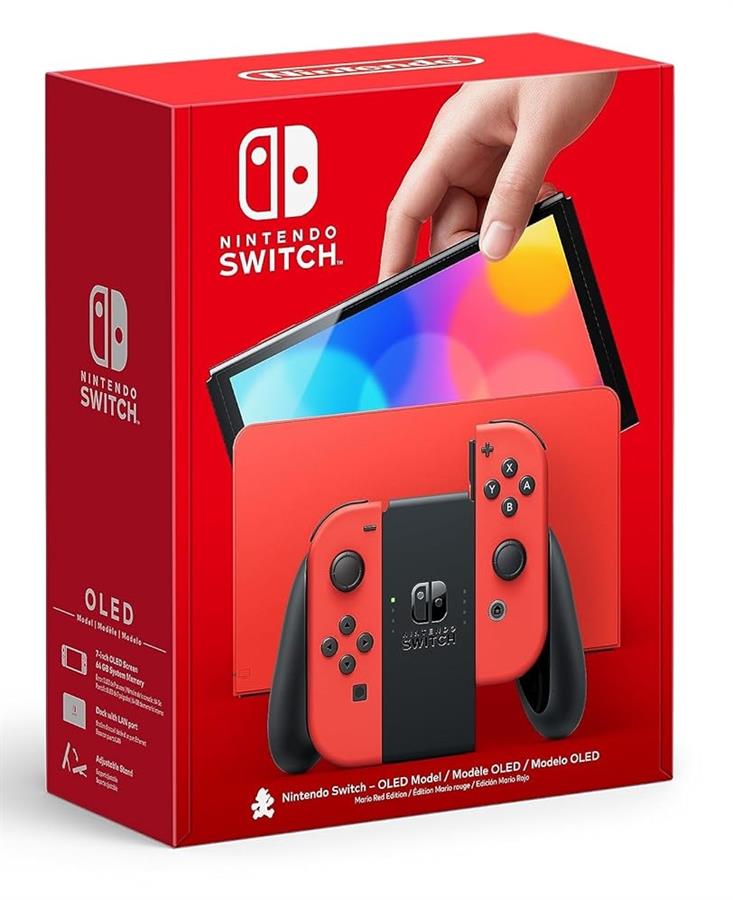Consola Nintendo Switch Oled 64Gb Red Mario