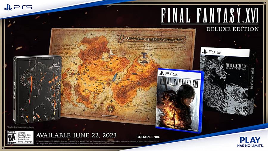 Juego Playstation 5 Final Fantasy XVI Deluxe Edition PS5