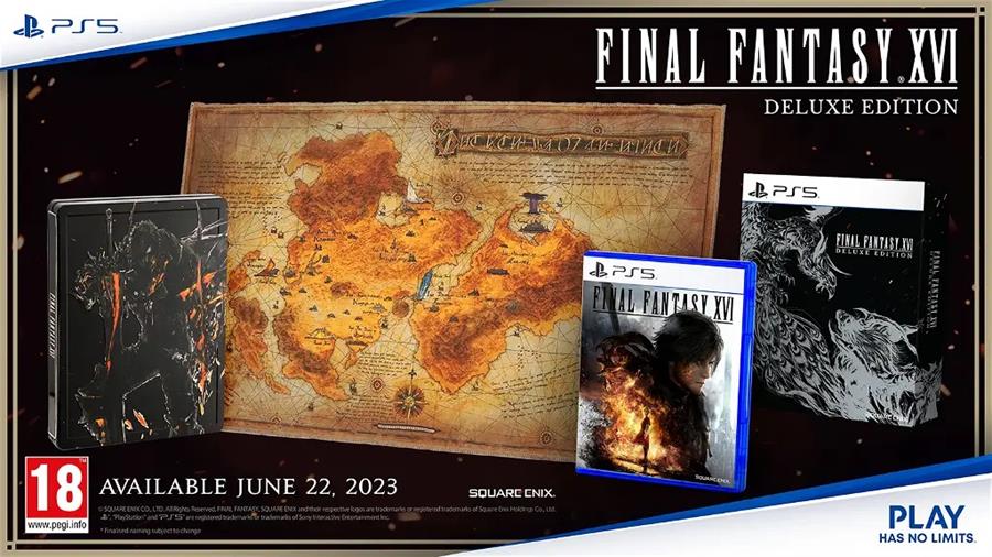 Juego Playstation 5 Final Fantasy XVI Deluxe Edition EUR PS5