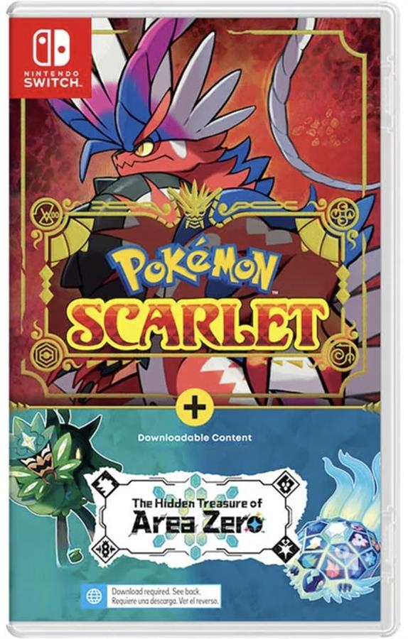 Juego Nintendo Switch Pokemon Scarlet + The Hidden Treasure AREA ZERO NSW