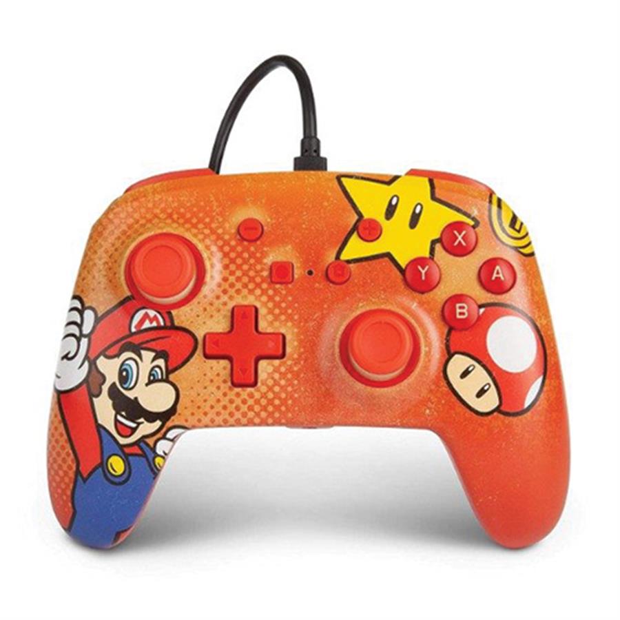 Joystick Cableado Powera Mario Vintage