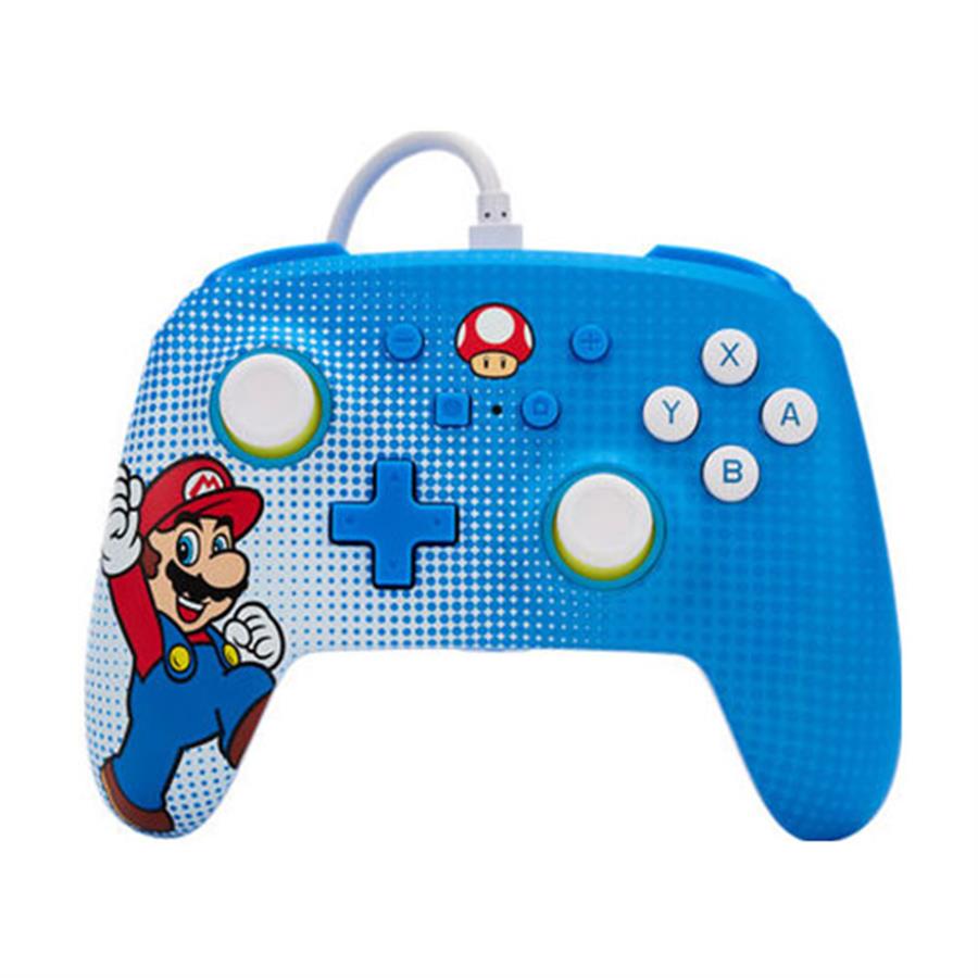 Joystick Cableado Nintendo Switch Powera Mario Pop Art