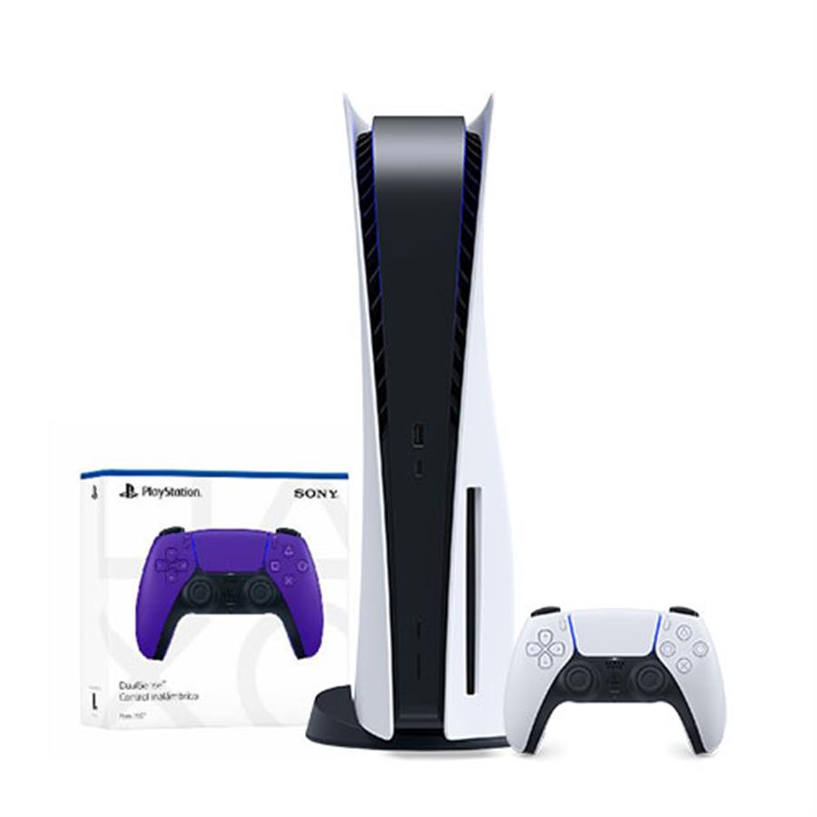 Consola Playstation 5 con Lectora + Dualsense Galactic Purple Extra