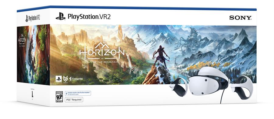 Casco de Realidad Virtual Sony Playstation 5 VR2 Horizon Call Of The Mountain Bundle PS5