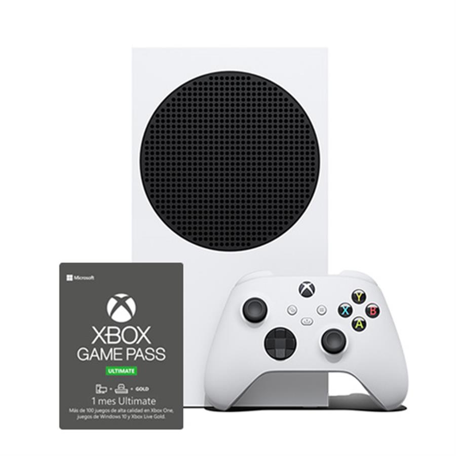 Consola Xbox Series S + Tarjeta Digital Xbox Game Pass Ultimate 1 Mes Microsoft