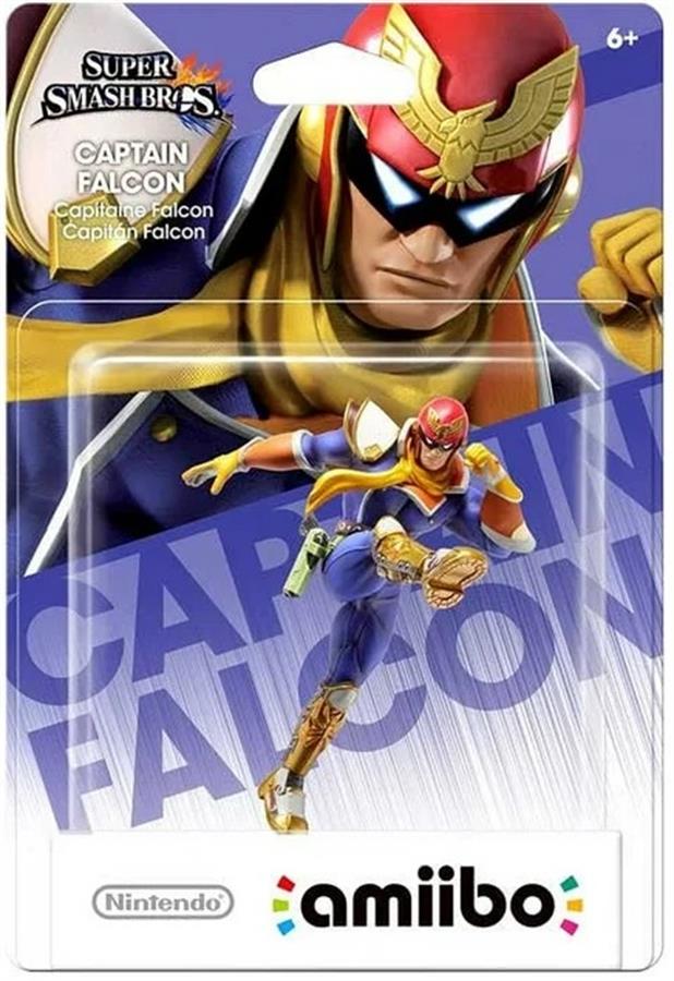 Figura Amiibo Super Smash Bros Captain Falcon Amiibo NSW