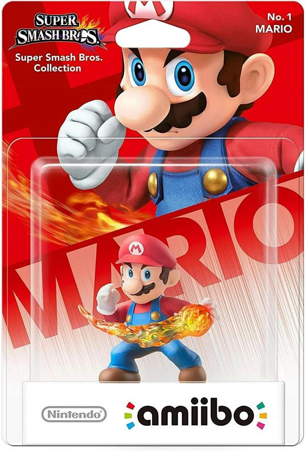 Figura Amiibo Super Smash Bros Mario Amiibo NSW