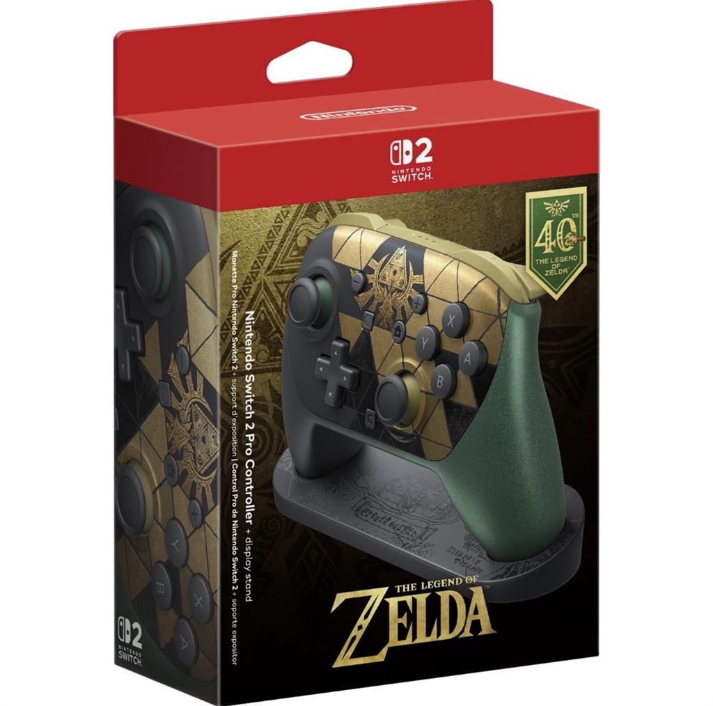 Joystick Nintendo Switch Pro Controller 2 Zelda 40th Anniversary Edition Con Stand (HK) NSW2