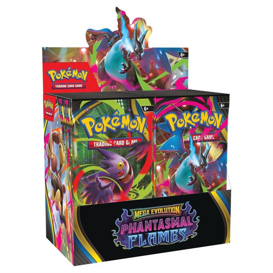 Cartas Pokemon Mega Evolution Phantasmal Flames Booster Box Ingles TCG