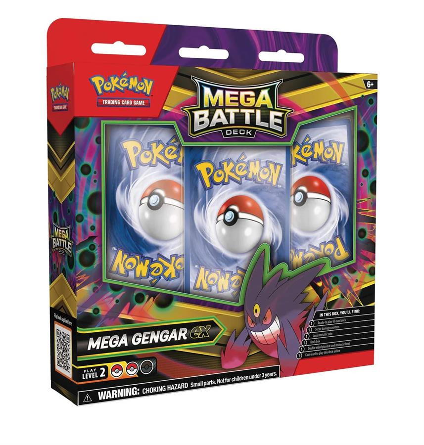 Cartas Pokemon Mega Battle Deck Mega Gengar EX Ingles TCG