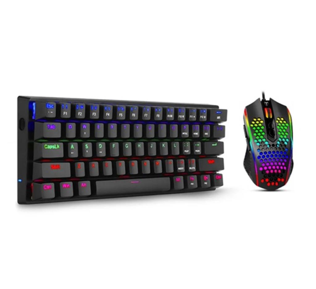 Kit 2 en 1 T-Dagger Main Force Teclado y Mouse T-TGS008 RGB Negro
