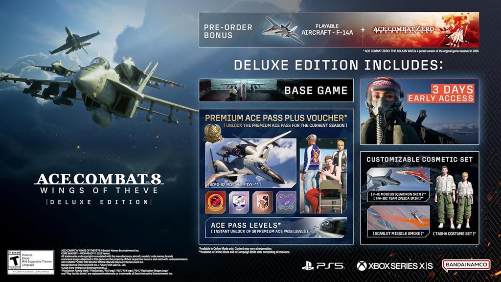 Juego Playstation 5 Ace Combat 8: Wings of Theve Deluxe Edition PS5