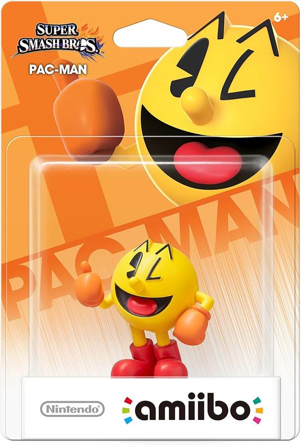 Figura Amiibo Super Smash Bros Pac Man Amiibo NSW