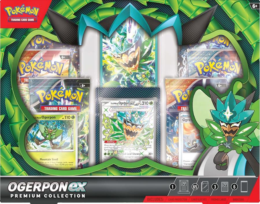 Cartas Pokemon Ogerpon EX Premium Collection Ingles TCG