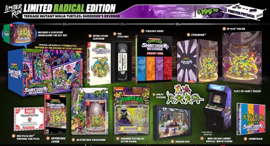 Juego Nintendo Switch Teenage Mutant Ninja Turtles Shredder's Radical Edition #LTD RUN NSW
