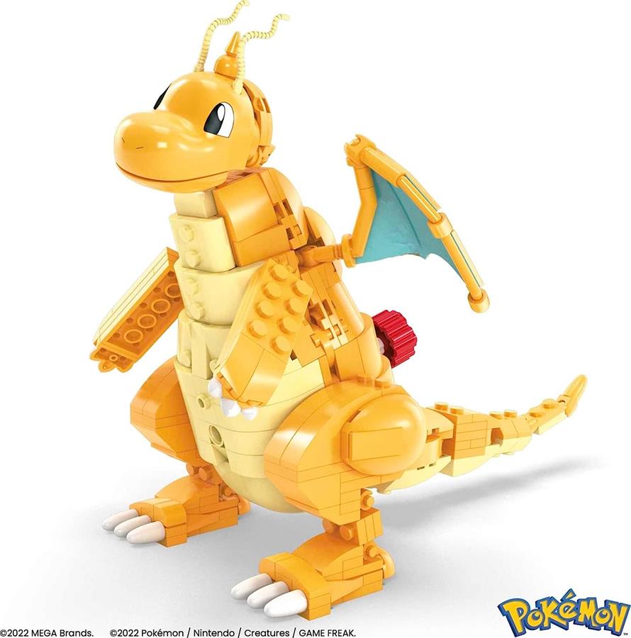 MEGA Pokemon Dragonite 387 Piezas Mattel