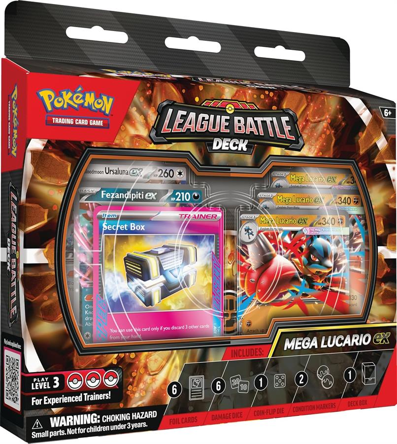 Cartas Pokemon League Battle Deck Mega Lucario EX Español TCG