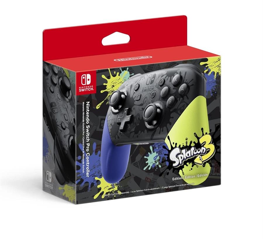 Joystick Nintendo Switch Pro Controller Splatoon 3 NSW