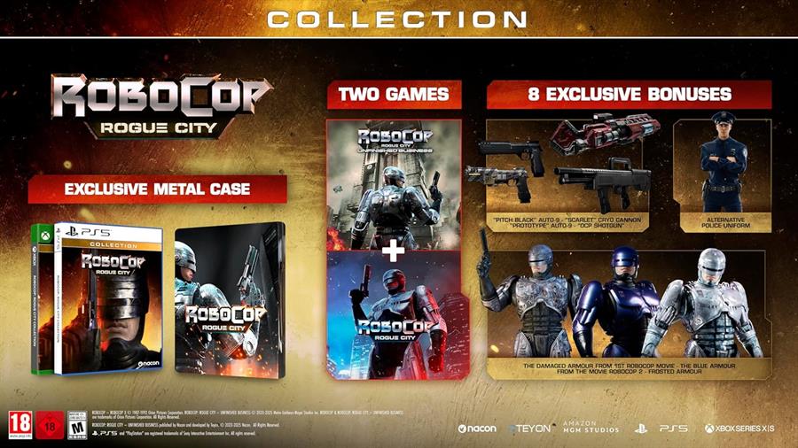 Juego Playstation 5 RoboCop Rogue City Collection Steelbook Edition (EUR) PS5