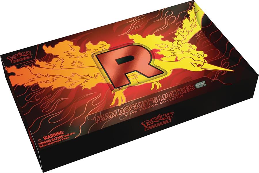 Cartas Pokemon Team Rocket's Moltres Ex Ultra Premium Collection Ingles TCG