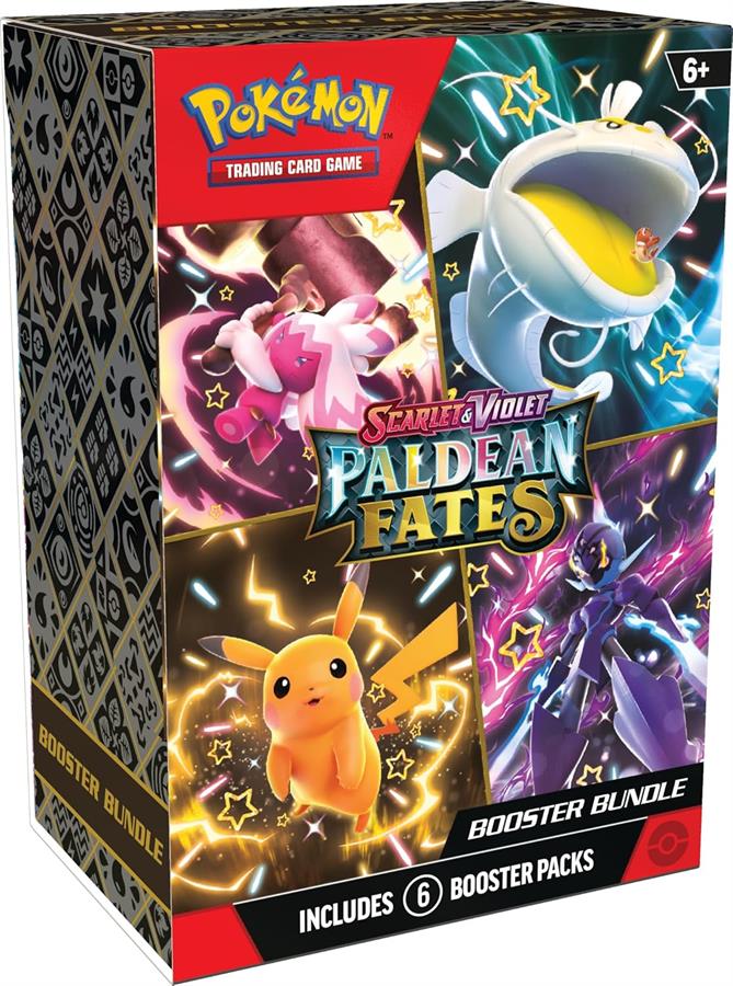 Cartas Pokemon Scarlet & Violet Paldean Fates Booster Bundle Ingles TCG