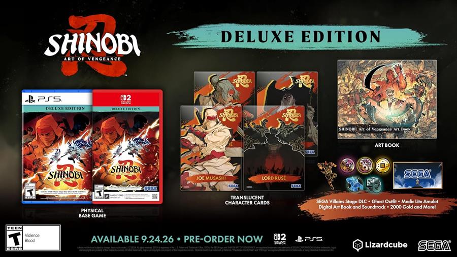Juego Playstation 5 Shinobi: Art of Vengeance Deluxe Edition PS5