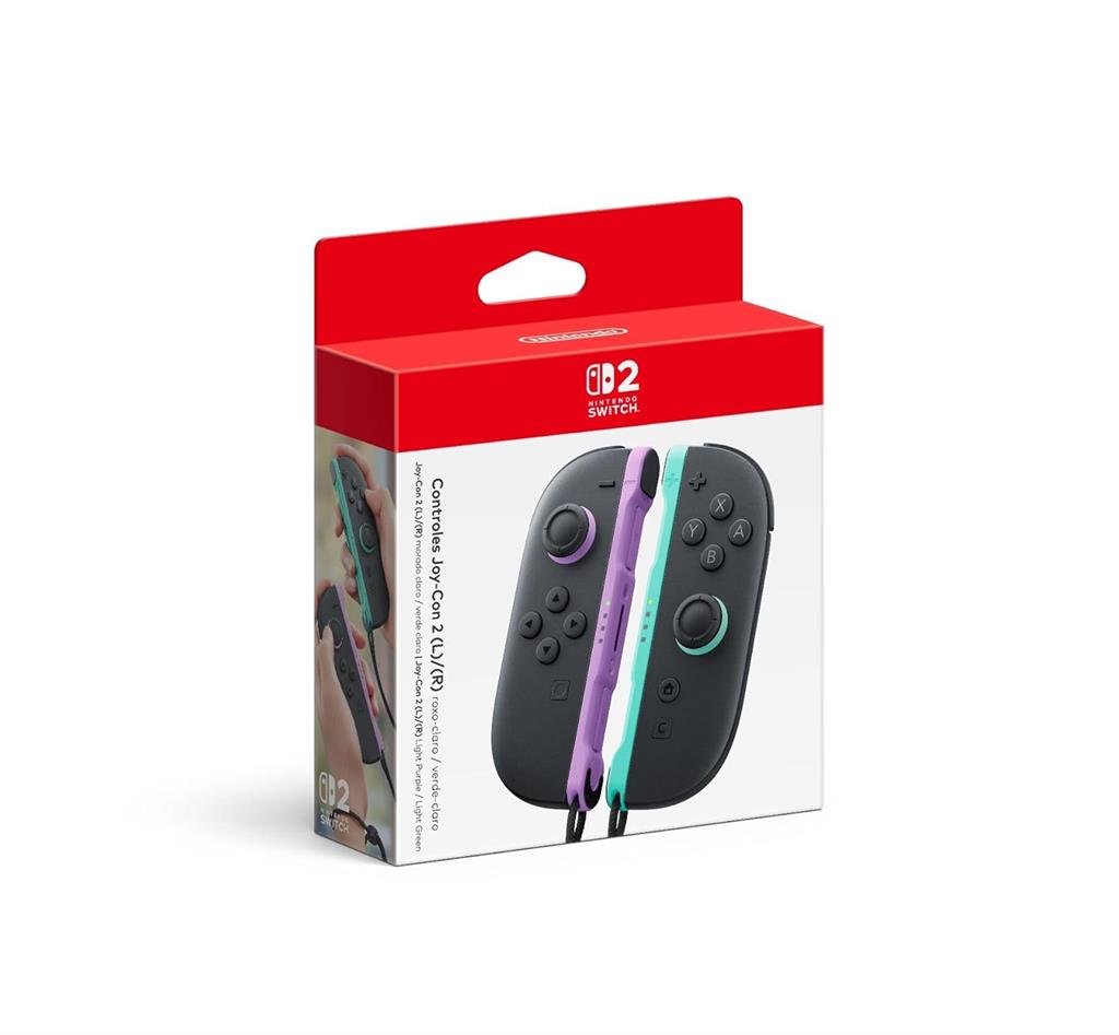 Joystick Nintendo Switch Joy-Con 2 Light Purple - Light Green NSW2