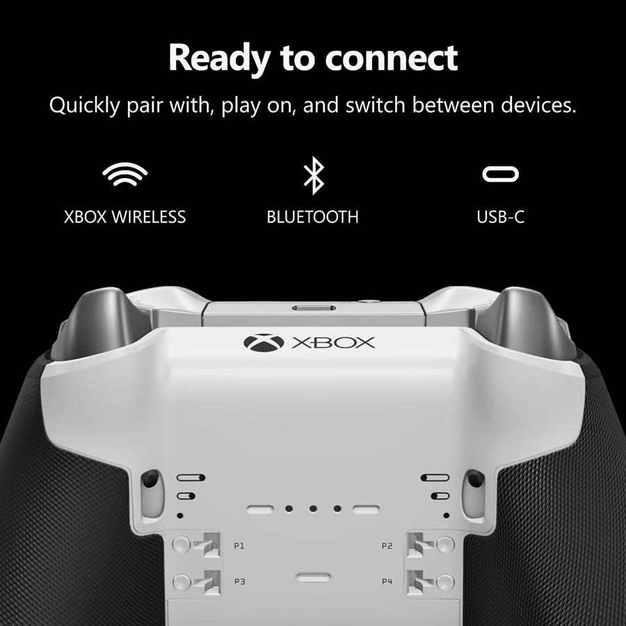 Joystick Inalámbrico Microsoft Xbox Series Elite 2 White Core
