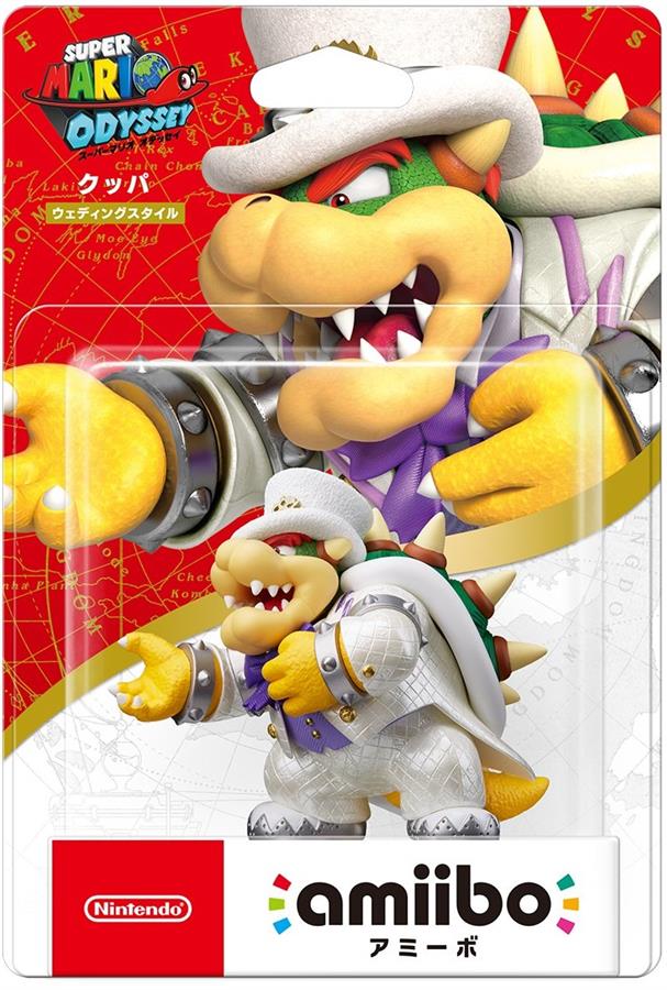 Figura Amiibo Nintendo Switch Super Mario Odyssey Bowser Wedding Amiibo NSW
