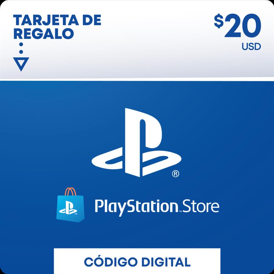 Tarjeta Digital Playstation Gift Card 20 usd PSN Store Región USA Sony