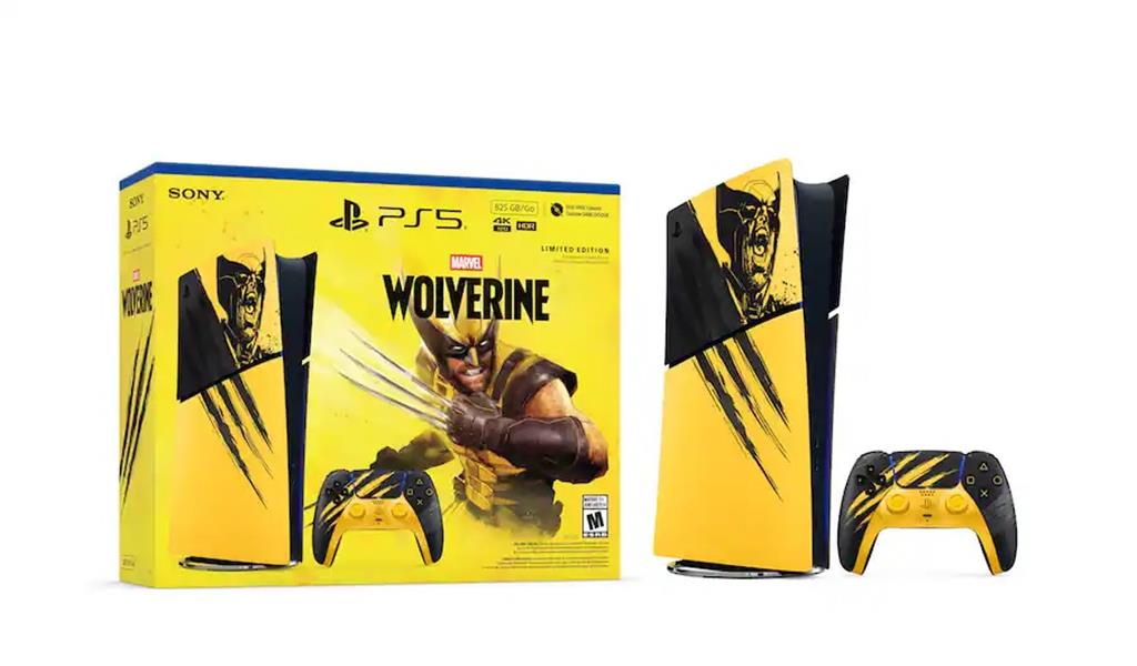 Consola Sony Playstation 5 Edición Digital Marvel’s Wolverine Battle Limited Edition Bundle 825GB PS5