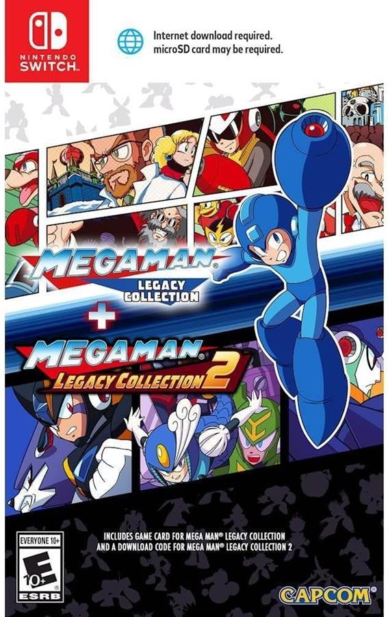 Juego Nintendo Switch Mega Man Legacy Collection 1+2 NSW