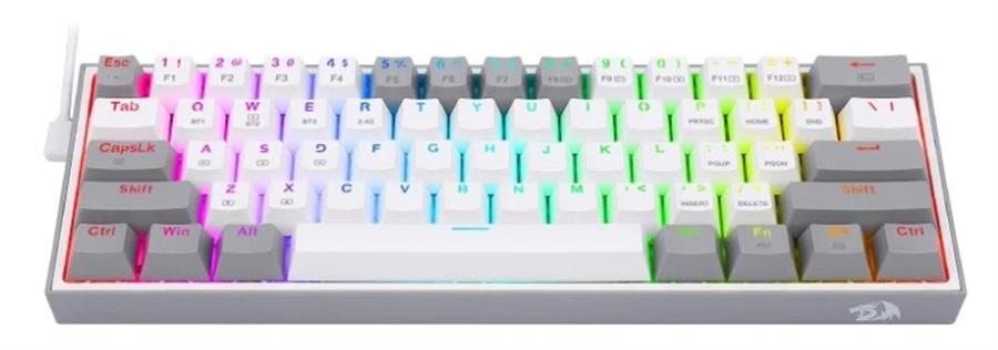 Teclado Redragon Fizz Pro K616-RGB White/Grey