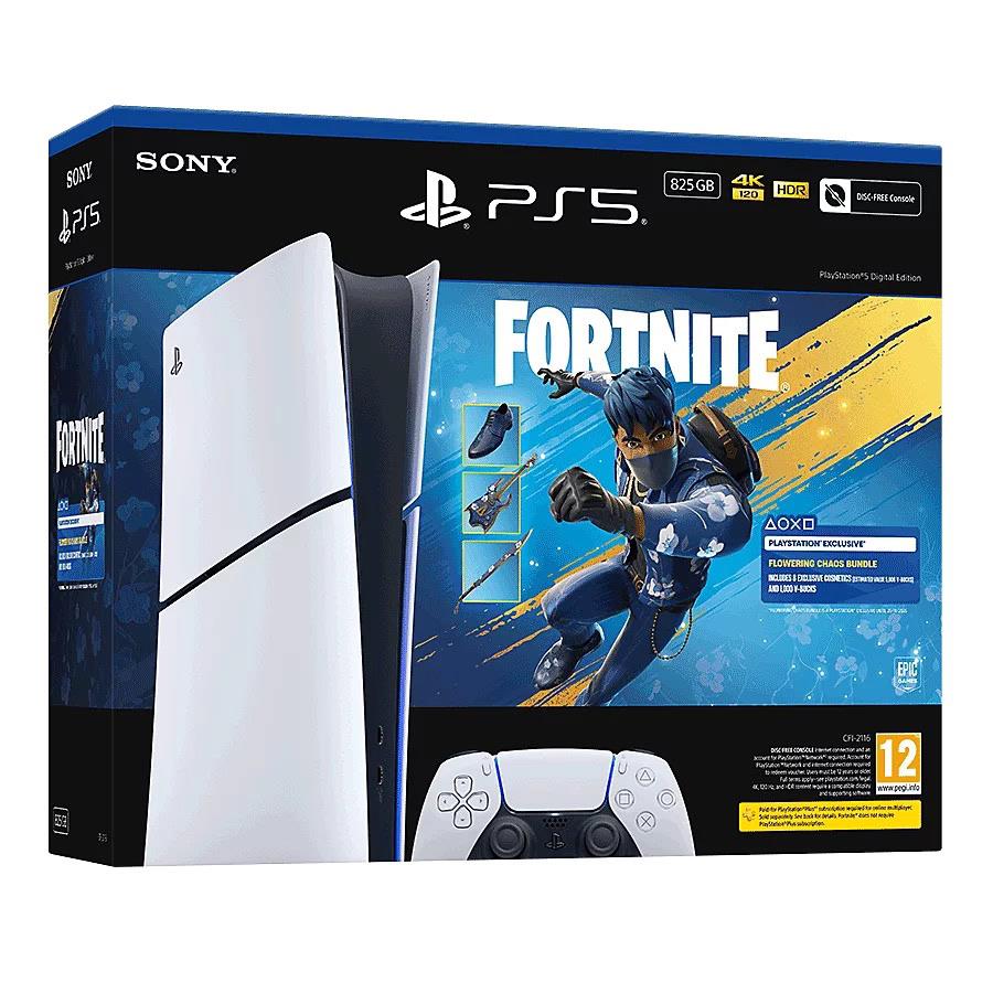 Consola Sony Playstation 5 Slim Edición Con Lectora Bundle Fortnite