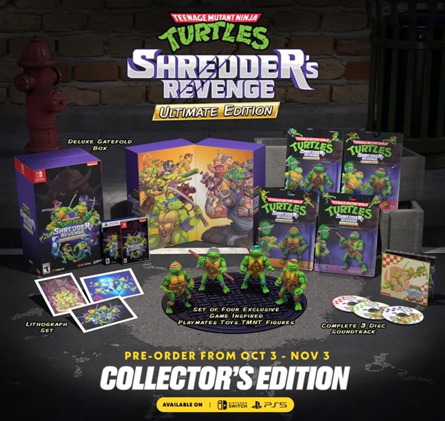 Juego Nintendo Switch Teenage Mutant Ninja Turtles Shredder's Ultimate Collector´s Edition #LTD RUN NSW