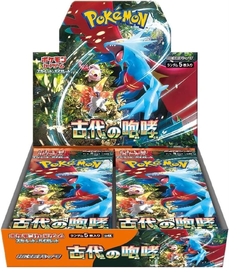 Cartas Pokemon Scarlet & Violet Ancient Roar Booster Box Japones TCG
