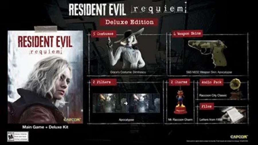 Juego Nintendo Switch 2 Resident Evil Requiem Deluxe Ed. Steelbook NSW2