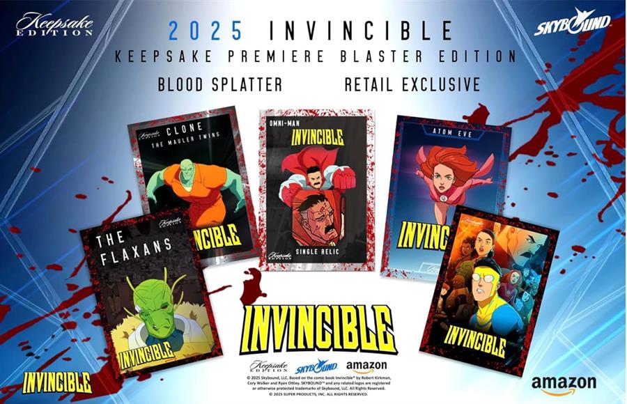 Cartas Invincible Season 1 Keepsake Premiere Booster Bundle Ingles TCG