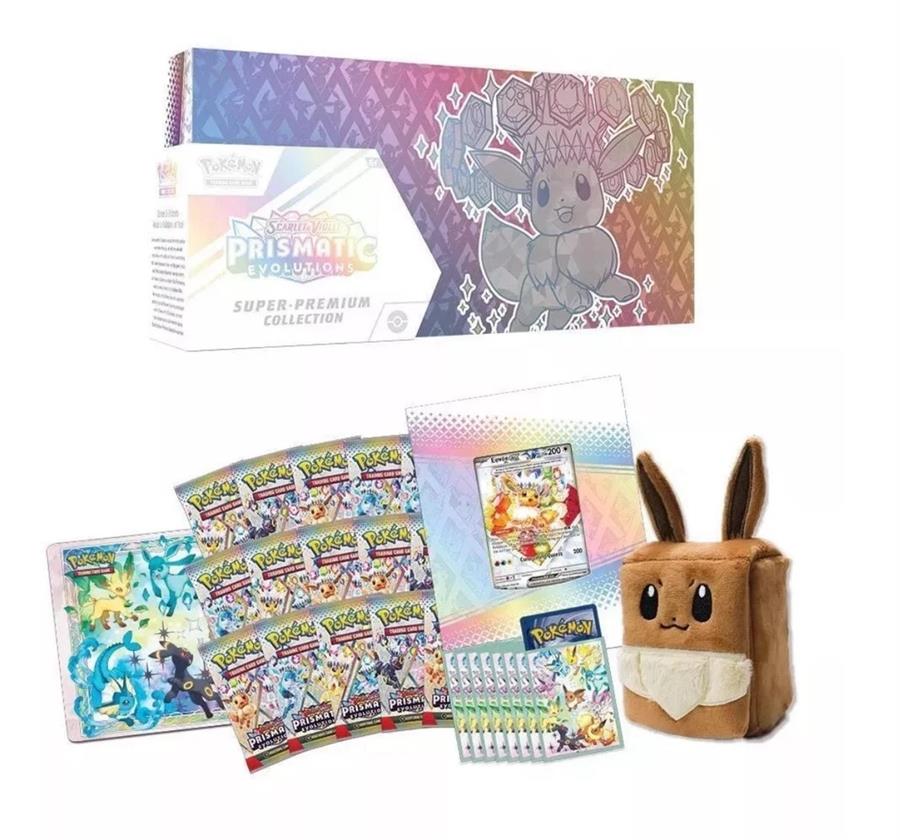 Cartas Pokemon Scarlet & Violet Prismatic Evolutions Super Premium Collection Español TCG
