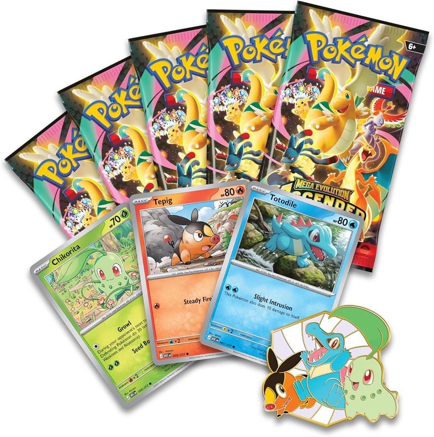 Cartas Pokemon Mega Evolution Ascended Heroes First Partners Deluxe Pin Collection Español TCG