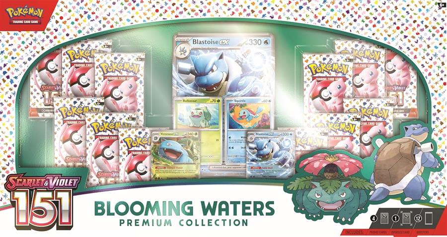 Cartas Pokemon Scarlet & Violet 151 Blooming Waters Premium Collection Ingles TCG