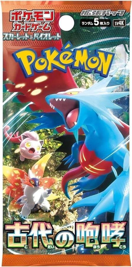 Cartas Pokemon Scarlet & Violet Ancient Roar Booster Box Japones TCG