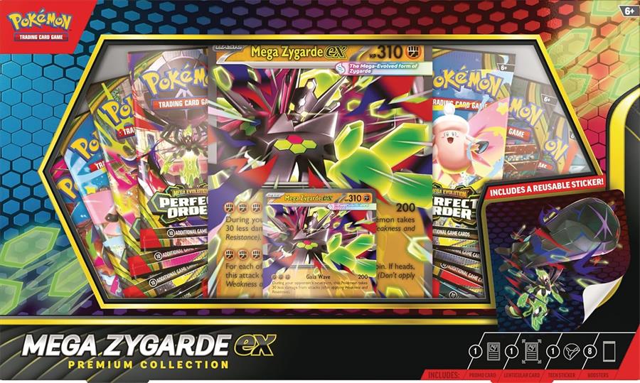 Cartas Pokemon Mega Evolution Zygarde EX Premium Collection Español TCG