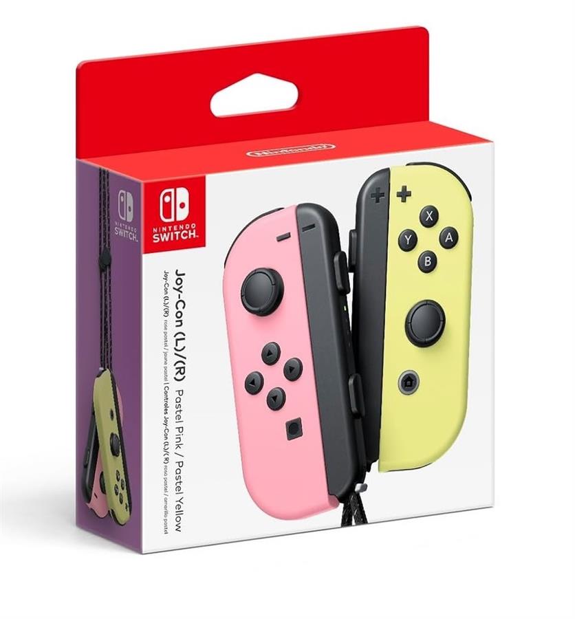 Joystick Nintendo Switch Joy-Con Pastel Pink-Yellow NSW