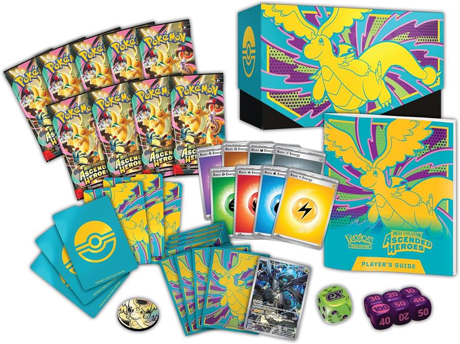 Cartas Pokemon Mega Evolution Ascended Heroes Elite Trainer Box Ingles TCG