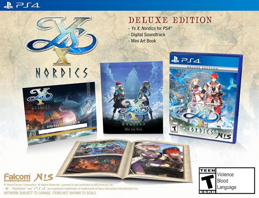 Juego Playstation 4 Ys X Nordics: Deluxe Edition PS4