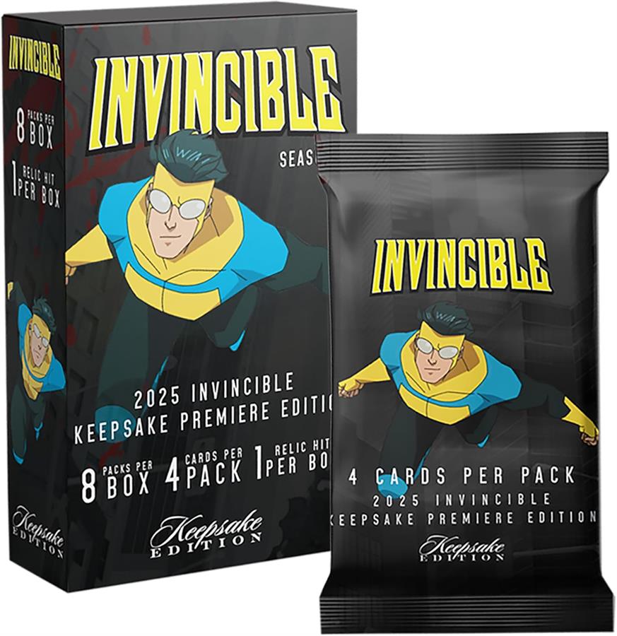 Cartas Invincible Season 1 Keepsake Premiere Booster Bundle Ingles TCG