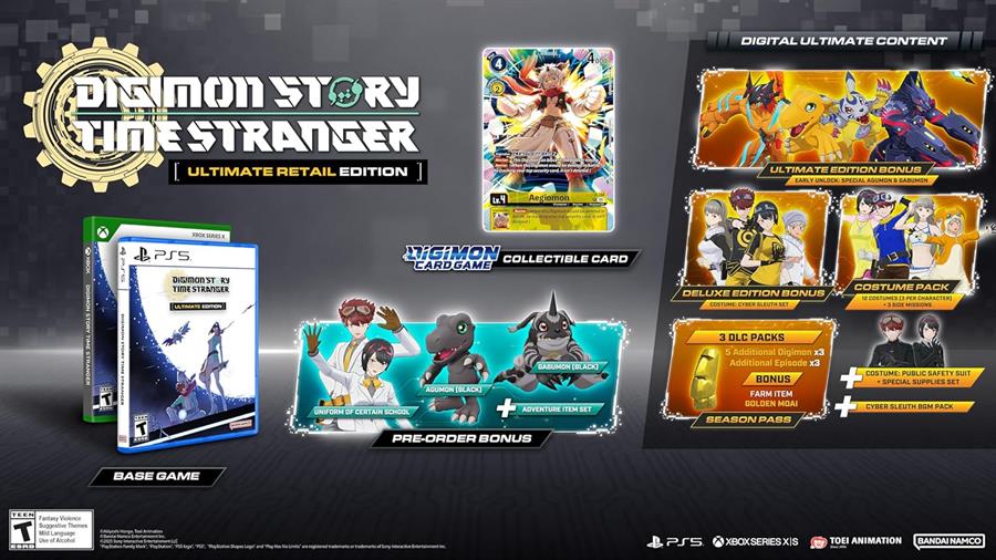 Juego Playstation 5 Digimon Story: Time Stranger ULTIMATE EDITION PS5