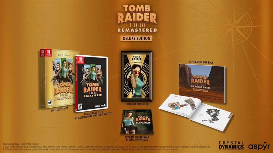 Juego Nintendo Switch Tomb Raider I-III Remastered Deluxe Edition NSW
