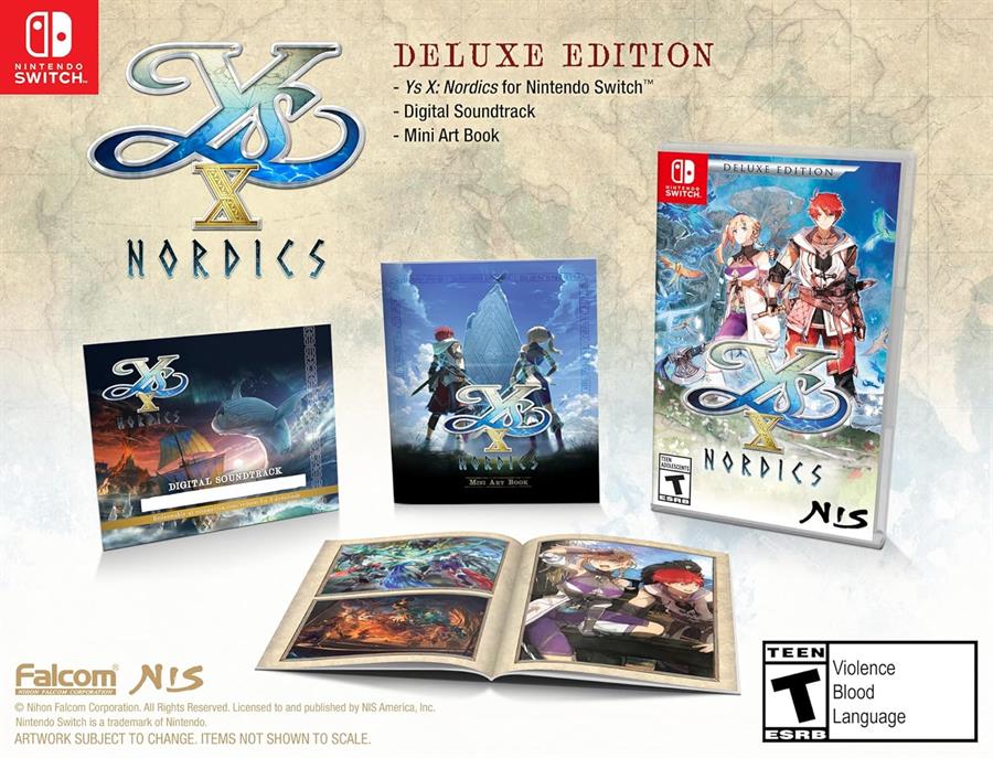 Juego Nintendo Switch Ys X Nordics: Deluxe Edition NSW